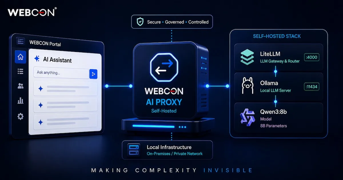 WEBCON Self-hosted AI Proxy installation guide